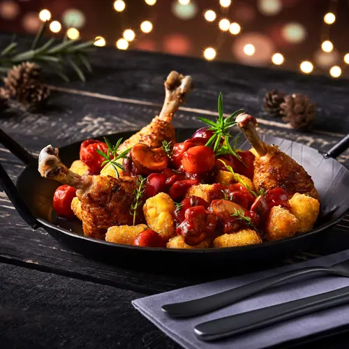 Potato Pops Coq au Vin (κόκορας κρασάτος)