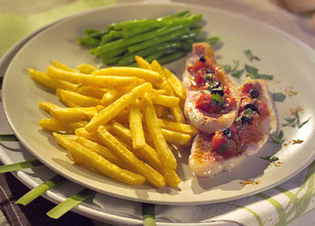 Airfryer Julienne ΜΕ ΦΙΛΕΤΟ ΜΠΑΡΜΠΟΥΝΙΟΥ